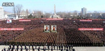 朝鮮民眾稱，朝鮮軍民“將在任意時期、對任意對象隨意實施無止境的正義打擊，一定實現民族的夙愿祖國統一大業”。