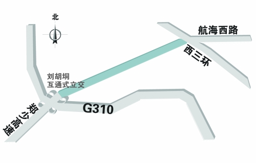 鄭少高速航海路連接線9日起通車