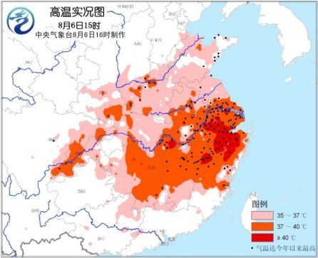 南方高溫天氣或再加強18省區市6日現高溫天氣