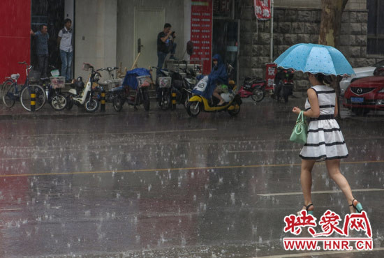 7月3日鄭州大部分地區下了暴雨