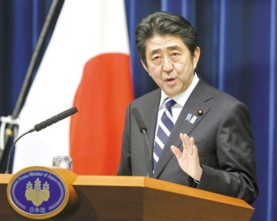  日本首相安倍晉三。