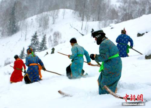 新疆阿勒泰公布滑雪靚照