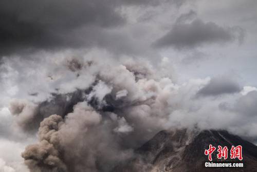 印尼錫納朋火山噴發