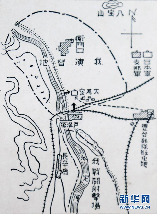 重慶公開抗戰檔案資料圖 揭日本發動“盧溝橋事變”陰謀