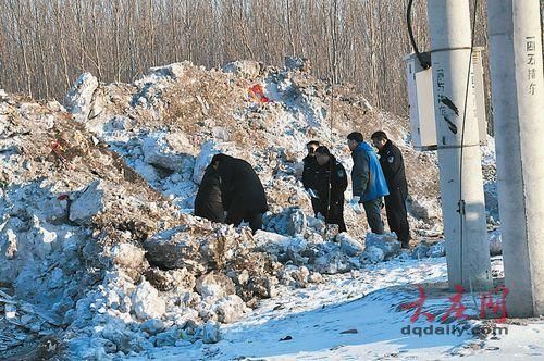 黑龍江大慶一雪堆現凍僵女尸 尸下有嬰兒哭聲