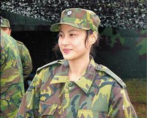 　臺灣最美女軍官。